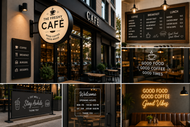 Cafes & Restaurant Signage